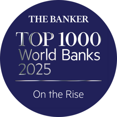 DenizBank AG von Magazin „The Banker“ mit der Bezeichnung „On the Rise“ in Österreich bewertet